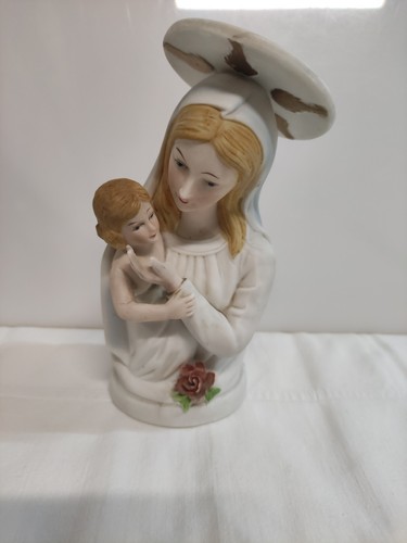 Statuetta madonna con gesù - statuetta,