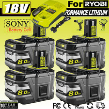 4x batteria originale 18V 8Ah