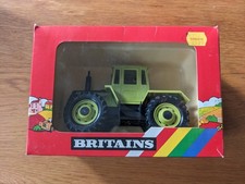 Trattore Britains vintage Mercedes Benz verde in scatola 1987. Veicolo agricolo 9525.