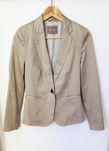 Orsay beige one button - one-button, blazer