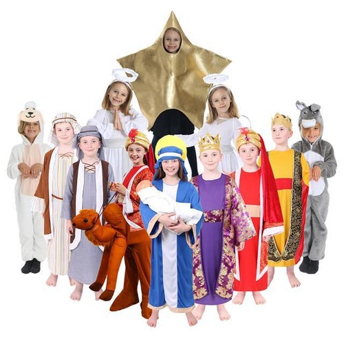 Costumi gioco scuola - scuola, presepe