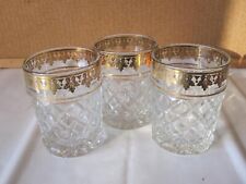 Set 3 bicchieri in vetro da