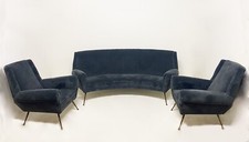 Set divano e poltrone Gigi Radice - Vintage