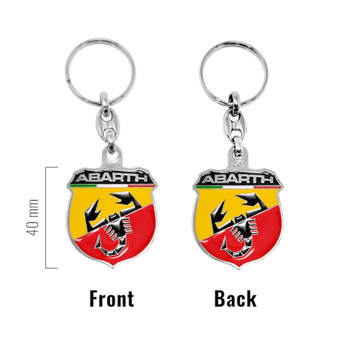 Portachiavi scudetto abarth - portachiavi,