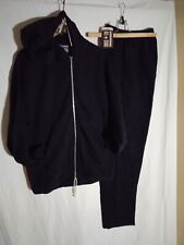 Tuta Felpata Blu Scuro