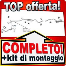 Scarico Completo per VW T4 2.5 Tdi SYNCRO LWB +RiparazioneTubo dal 1996 Marmitta