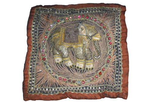 Antico arazzo cuscino birmano