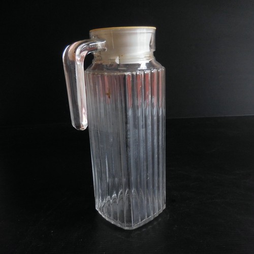 Caraffa brocca vetro vintage - brocca,