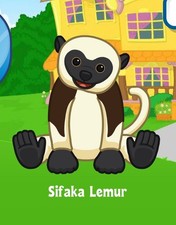 Webkinz Sifaka Lemur Virtual