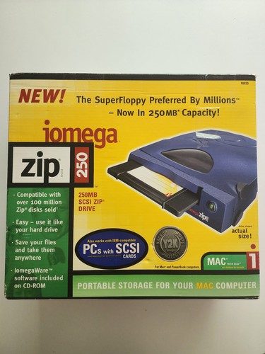 Iomega zip 250 scsi - zip,