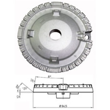 Bruciatore spartifiamma grande 481010621285 piano cottura Whirlpool Ignis Ikea