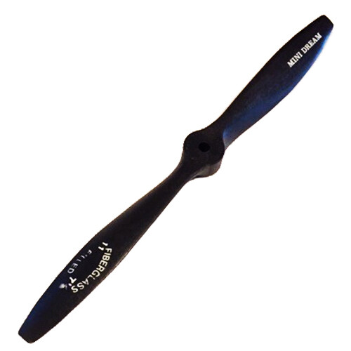 Elica bipala nera nylon - bipala,