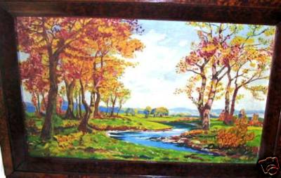 Quadro olio cartone - a,