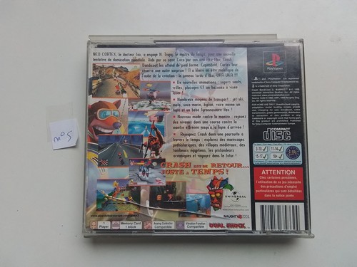 Crash bandicoot warped - warped, sur