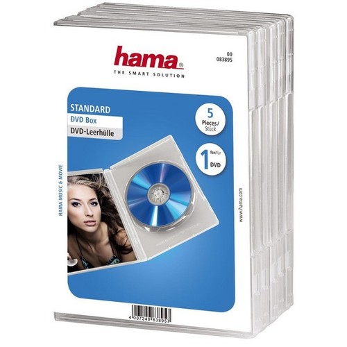 Hama custodie dvd - hama,