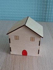 Casetta in legno 3D da Tavolo