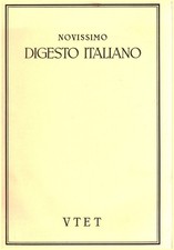 Novissimo digesto italiano