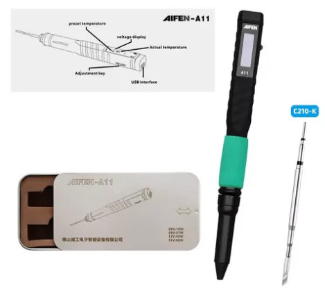 Saldatore portatile digitale - portatile,