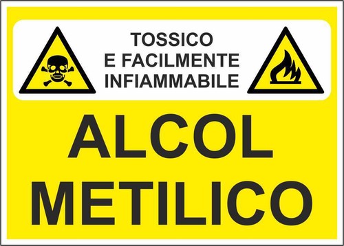 Cartello segnaletico alcool - segnaletico,