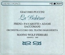 2 CDs Puccini LA BOHEME Freni