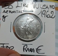 50 LIRE VULCANO 1962 FDC -UNC