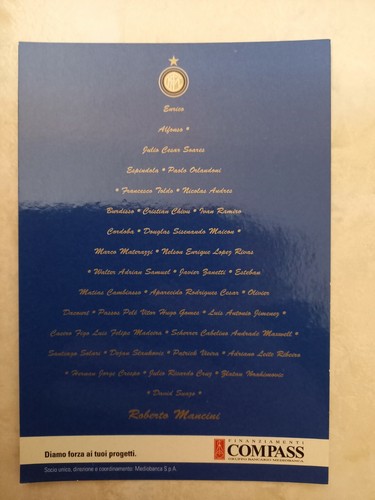 Promocard inter xmas albero - inter,
