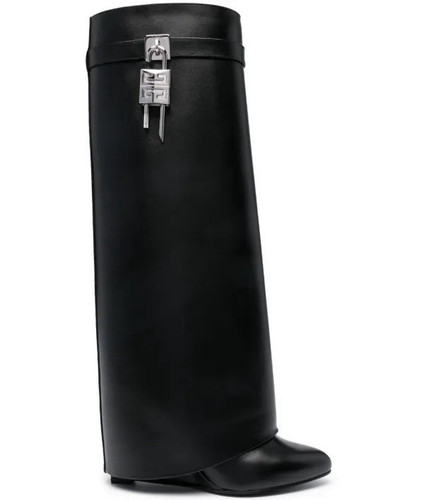 Stivali givenchy neri pelle - givenchy,