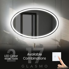 Specchio bagno illuminato con