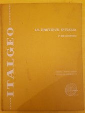 LIBRO DE AGOSTINI ITALGEO LE PROVINCE D'ITALIA vol. X SICILIA - BONETTI ED. 1965