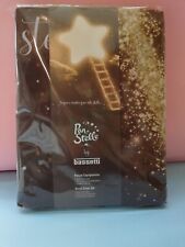 PAN DI STELLE Mulino BIANCO PARURE COPRIPIUMINO MATRIMONIALE CON FEDERE BASSETTI