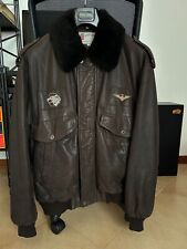 Giacca uomo in pelle Armata di Mare Vintage Top Gun