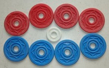 GIOCO DELLE  PIATTELLE VINTAGE ANNI 60 - GIOCO DA SPIAGGIA OMAGGIO GALBANI