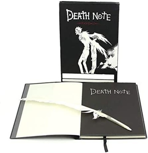 Death note notebook quill - note, w/quill