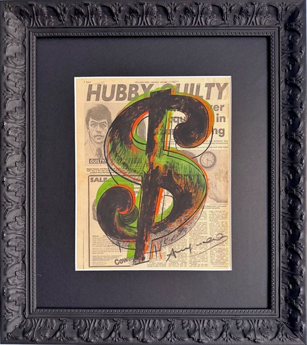 Andy warhol dollar sign - dollar,