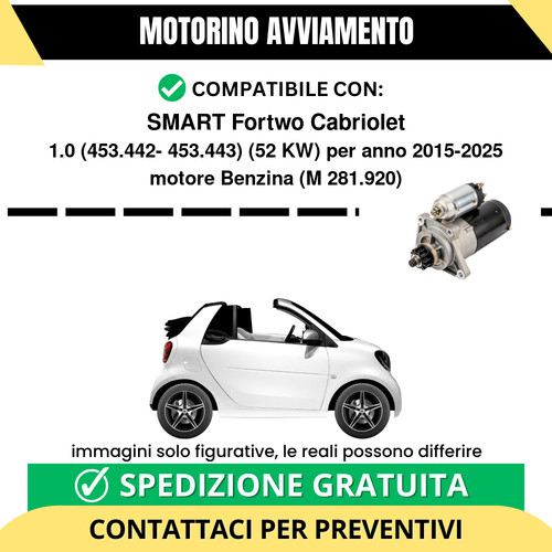 Motorino avviamento smart - avviamento,