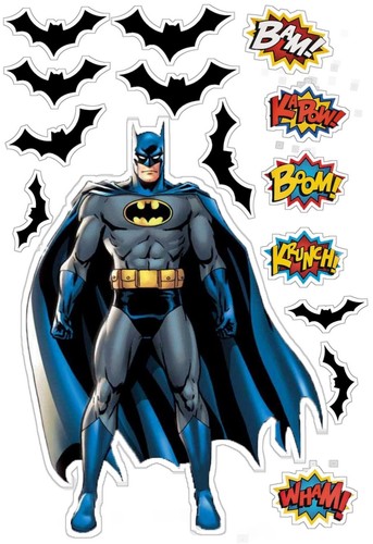 Cialda batman fumetto sagome - cialda,