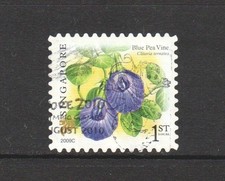 SINGAPORE 2009 FIORE BLUE PEA