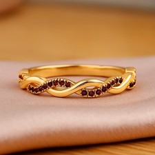 Anello a fascia in oro 14 kt