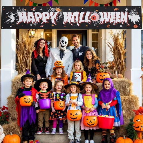 Striscione halloween porta - halloween,