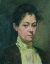 Antico Quadro Bella Ritratto