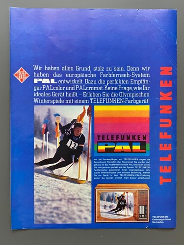 Telefunken pal color 1968 - 1968, tv