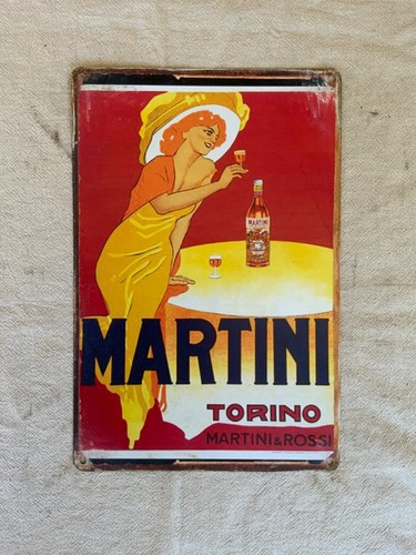 Insegna metallo martini - insegna,