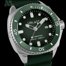 Ublast  SeaStrong Green Rubber Strap  UBSS46CGN  Sub 100 homme set complet neuf