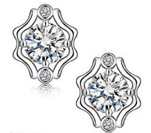 Orecchini glamour argento - orecchini,