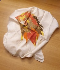 Foulard dipinto a mano in seta naturale 100% 87x87 cm