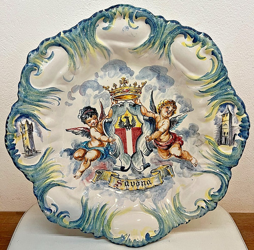 Piatto ceramica mazzotti - ceramica,