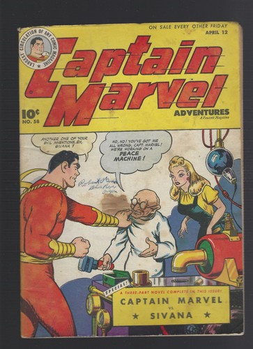 Captain marvel adventure 58 - captain,