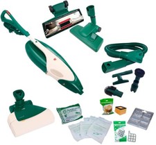 ASPIRAPOLVERE FOLLETTO VK135 RICONDIZIONATO VORWERK + BATTITAPPETO E TUBO