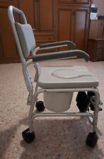 sedia comoda wc e doccia con ruote