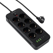 Multipresa 8 scomparti 3 USB